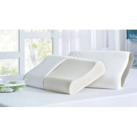 Ортопедическая подушка Yataş Visco Therapy, 40x60x12/10 см, белая Ортопедическая подушка Yataş Visco Therapy, 40x60x12/10 см, белая