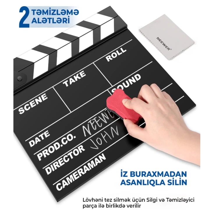 Кинохлопушка Neewer 30x27 sm Кинохлопушка Neewer 30x27 sm