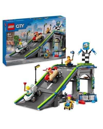 Konstruktor LEGO City No Limits: Race Car Ramp Track 60460, 436 parça, 6 yaşdan