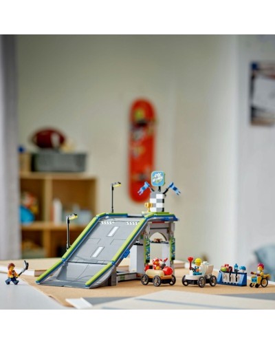 Konstruktor LEGO City No Limits: Race Car Ramp Track 60460, 436 parça, 6 yaşdan