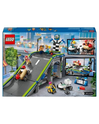 Konstruktor LEGO City No Limits: Race Car Ramp Track 60460, 436 parça, 6 yaşdan