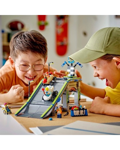 Konstruktor LEGO City No Limits: Race Car Ramp Track 60460, 436 parça, 6 yaşdan