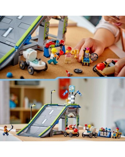 Konstruktor LEGO City No Limits: Race Car Ramp Track 60460, 436 parça, 6 yaşdan