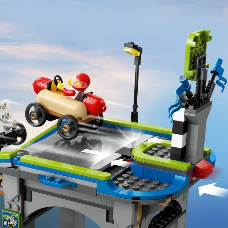 Конструктор LEGO City No Limits: Race Car Ramp Track 60460, 436 деталей, от 6 лет