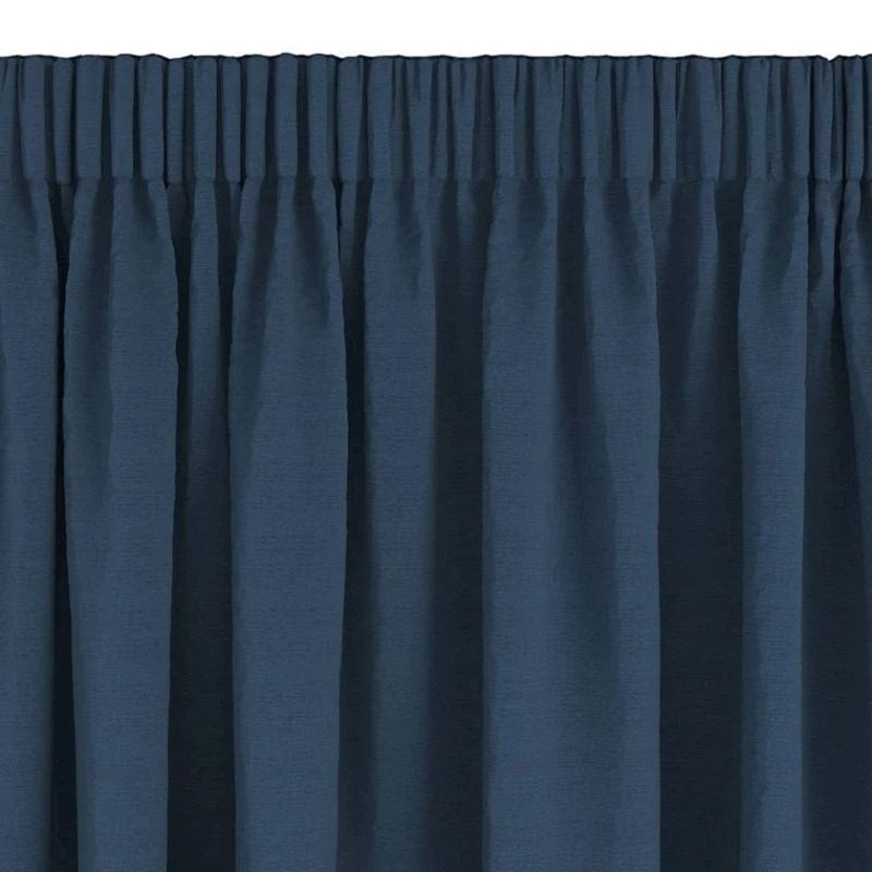 Штора JYSK Austra 1x140x300 см, вельвет, синий Штора JYSK Austra 1x140x300 см, вельвет, синий
