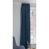 Штора JYSK Austra 1x140x300 см, вельвет, синий Штора JYSK Austra 1x140x300 см, вельвет, синий