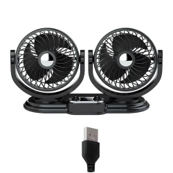 Автомобильный салонный вентилятор YAM 1191 Black