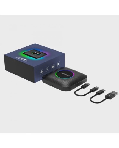 Qoşma avtomobil üçün Carlinkit CPC200-TBOX LED 4/64GB