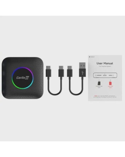 Qoşma avtomobil üçün Carlinkit CPC200-TBOX LED 4/64GB