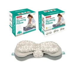 Подушка для кормления UM001000802, 66x26 см, серая