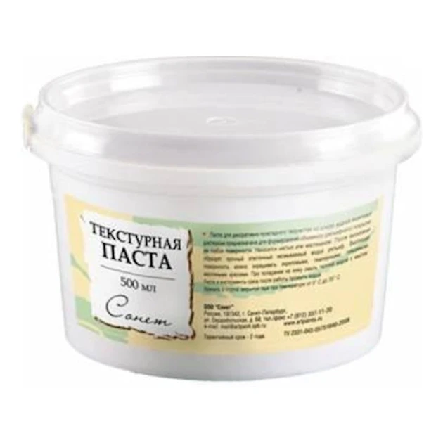 Паста текстурная Невская палитра Сонет, 500 мл Паста текстурная Невская палитра Сонет, 500 мл