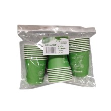 Birdəfəlik kağız stəkan dəsti Biotech, 180 ml, 24 əd