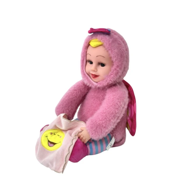 Yumşaq oyuncaq Peekaboo Bl330 Peacock, çəhrayı, 3+ yaş