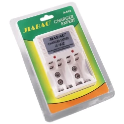 Зарядное устройство для батареек JIABAO A-612 AA/AAA/9V/Nimh/Nicd Зарядное устройство для батареек JIABAO A-612 AA/AAA/9V/Nimh/Nicd