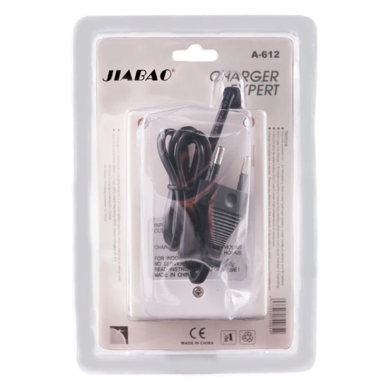 Зарядное устройство для батареек JIABAO A-612 AA/AAA/9V/Nimh/Nicd Зарядное устройство для батареек JIABAO A-612 AA/AAA/9V/Nimh/Nicd