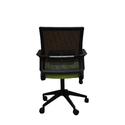 Кресло офисное Casella 2012 Model, 100х47 см, черно-зеленое