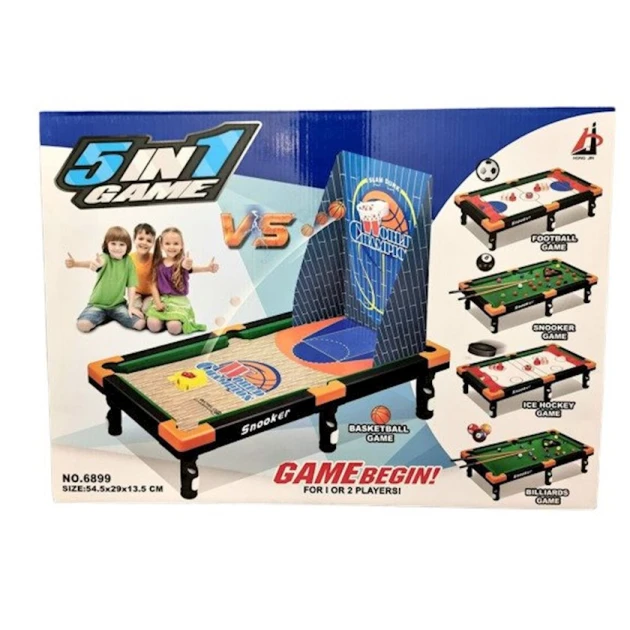 Детская настольная игра 5 в 1 Детская настольная игра 5 в 1