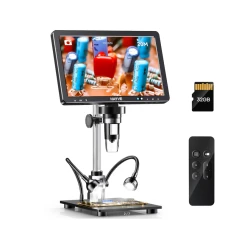 Rəqəmsal lehimləmə mikroskopu RIEVBCAU DM12, 10,1 düymlük IPS Ekranlı 2000X