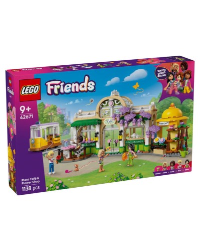 Konstruktor LEGO Friends Kafe və Gül dükanı 42671, 9+ yaş, 1138 element