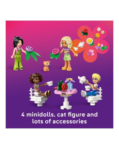 Konstruktor LEGO Friends Kafe və Gül dükanı 42671, 9+ yaş, 1138 element