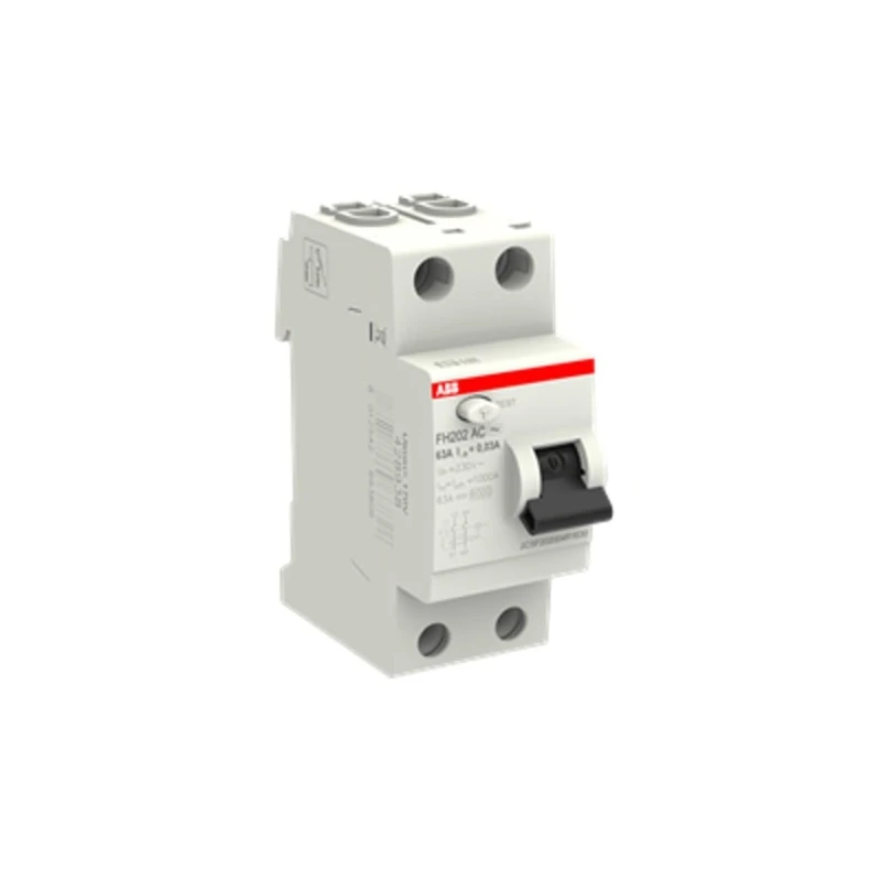Avtomatik söndürücü ABB 2CSF202004R1630, FH202 RCCB, 2P, 63A, 30mA, AC tipli