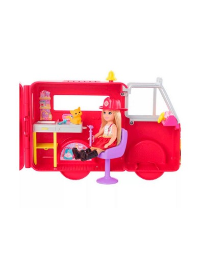 Oyun dəsti Barbie Chelsea Can Be Yanğınsöndürmə maşınında Çelsi, 3+ yaş