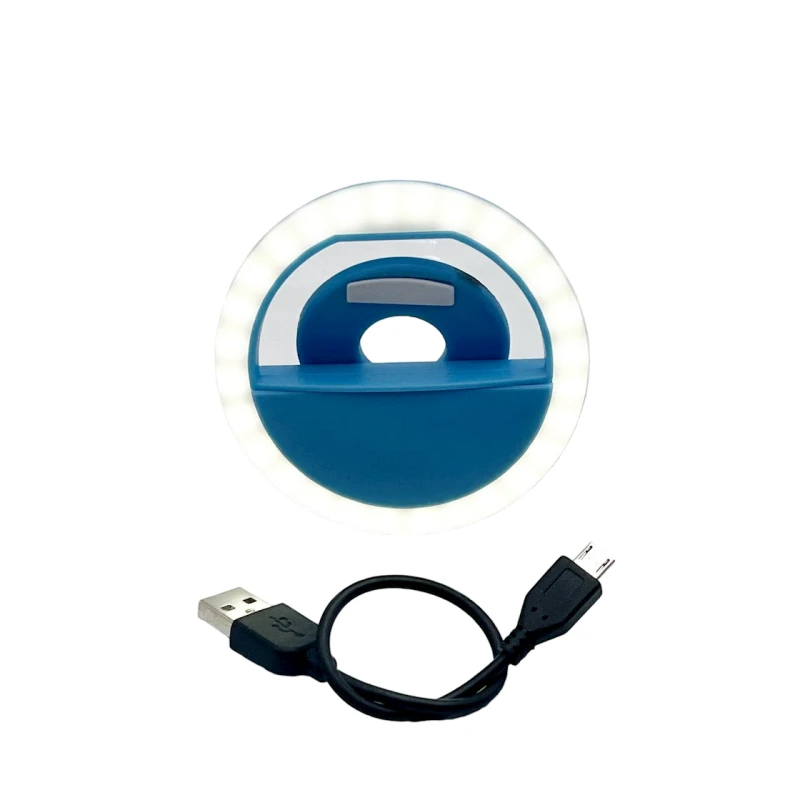 Светодиодное кольцо для селфи SS293 Blue