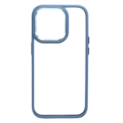 Apple iPhone 14 Pro üçün çexol Şəffaf/Mavi