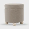 Пуфик 59, ткань, бежевый, 40x35x35 см Пуфик 59, ткань, бежевый, 40x35x35 см