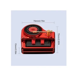 Автомобильный освежитель воздуха, на солнечной батарее, красный