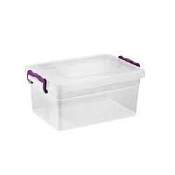 Контейнер для хранения продуктов Asude Plastik ulti Box ASD144 20 л, 1 шт, 37x25x17.5 см, пластик, с крышкой, прозрачный