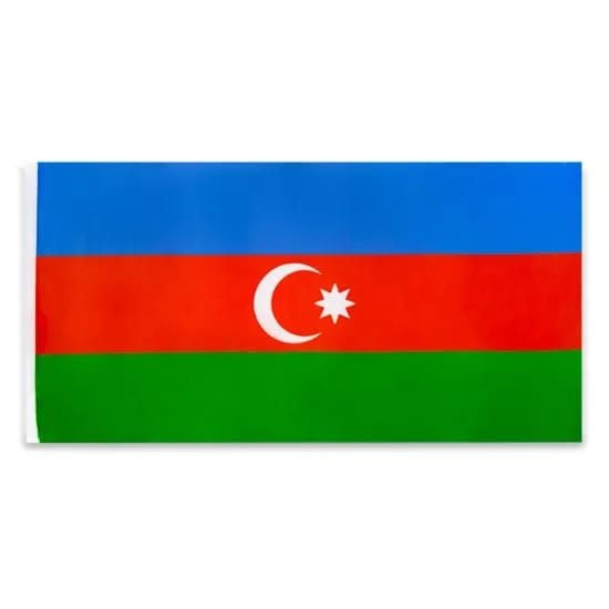 Флаг Азербайджана 50x100 см - 1594 Флаг Азербайджана 50x100 см - 1594