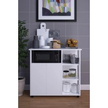 Şkaf mətbəx üçün Ev Plus Moka, LDSP, ağ, 90x40x90 sm