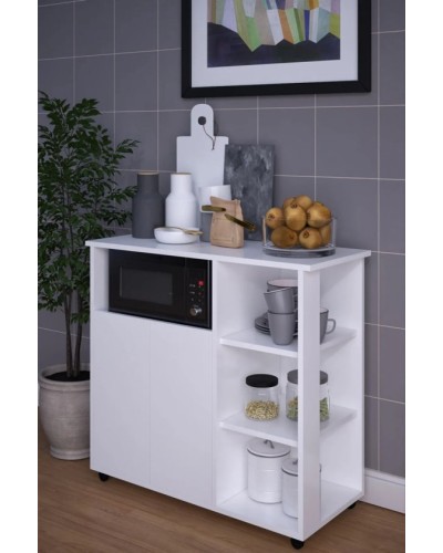 Şkaf mətbəx üçün Ev Plus Moka, LDSP, ağ, 90x40x90 sm