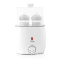 Qızdırıcı-sterilizator Miniland 89197 Warmy Twin iki qab üçün, ağ