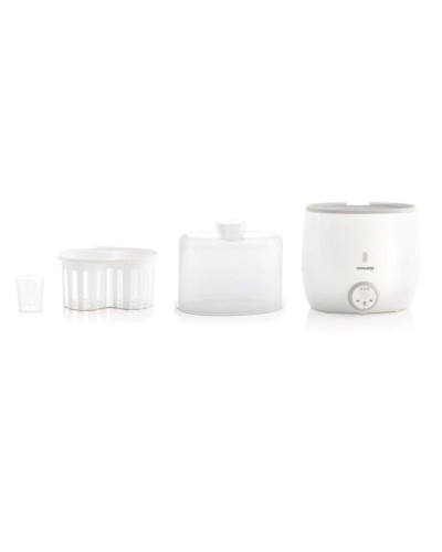 Qızdırıcı-sterilizator Miniland 89197 Warmy Twin iki qab üçün, ağ