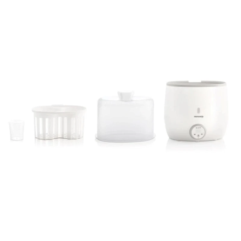 Подогреватель-стерилизатор Miniland 89197 Warmy Twin на 2 бутылочки, белый Подогреватель-стерилизатор Miniland 89197 Warmy Twin на 2 бутылочки, белый