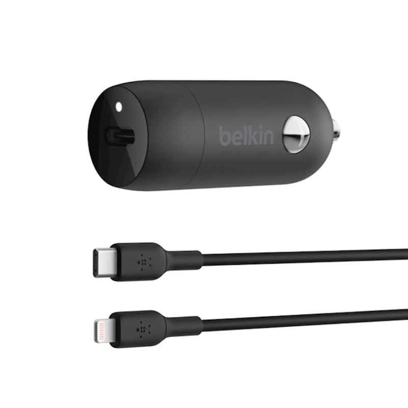Зарядное устройство автомобильное Belkin 30W USB-C Black Зарядное устройство автомобильное Belkin 30W USB-C Black