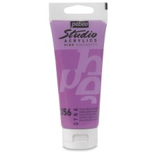 Akril boya Pebeo Studio Acrylics 356 İridisent Bənövşəyi-mavi 100 ml