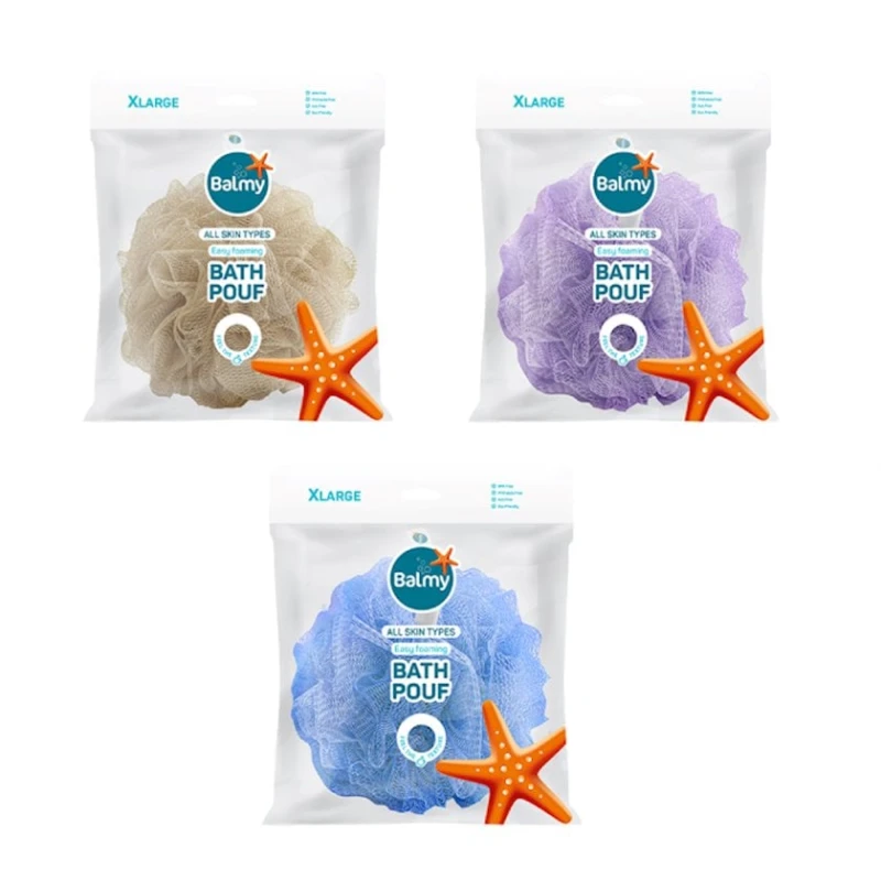 Мочалка Balmy Bath Pouf, X-Large, товар в ассортименте