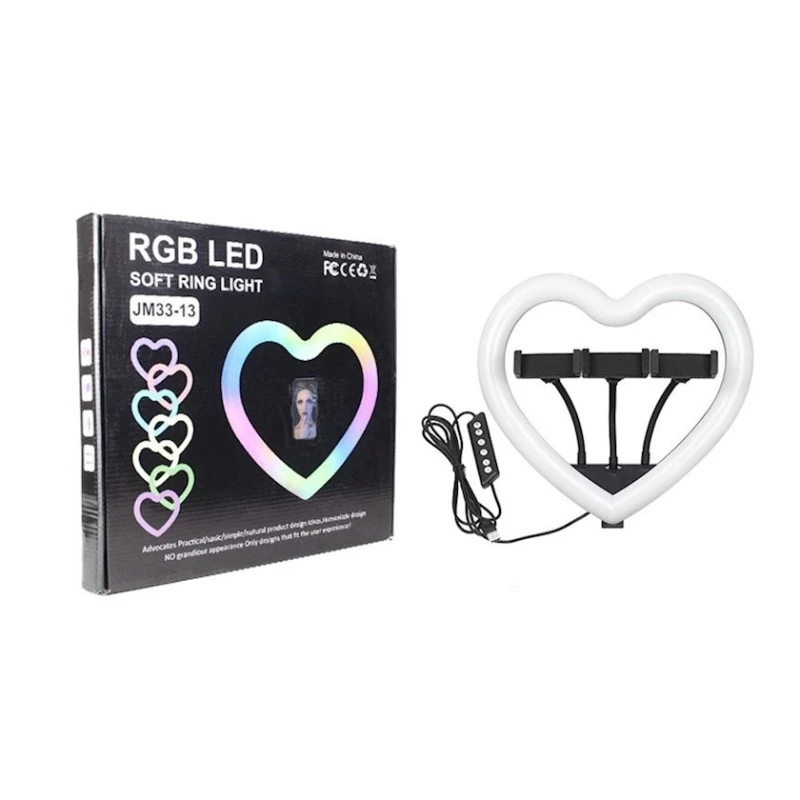 Лампа кольцевая Rgb Led JM33-13 Лампа кольцевая Rgb Led JM33-13