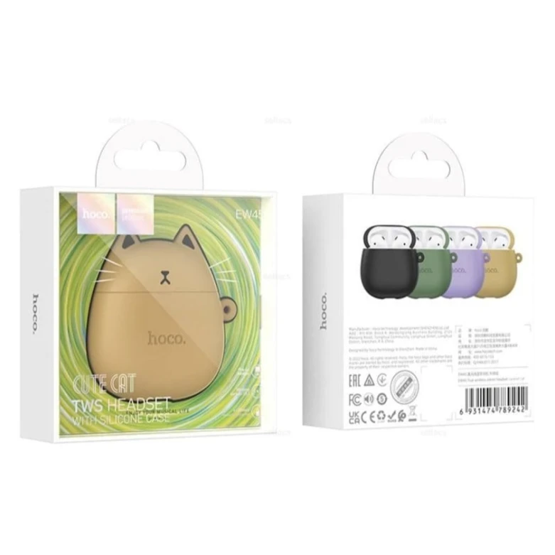 Беспроводные наушники Hoco Teledoctor-EW45 Cute Cat Беспроводные наушники Hoco Teledoctor-EW45 Cute Cat