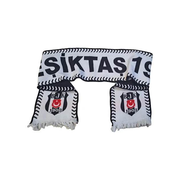 Azarkeşlər üçün şərf Beşiktaş JK ML 209, pambıq, 20x118 sm