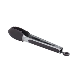 Щипцы Sarina 5368, силикон, черный/серебристый