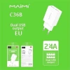 Сетевое зарядное устройство Maimi C36B, Белый
