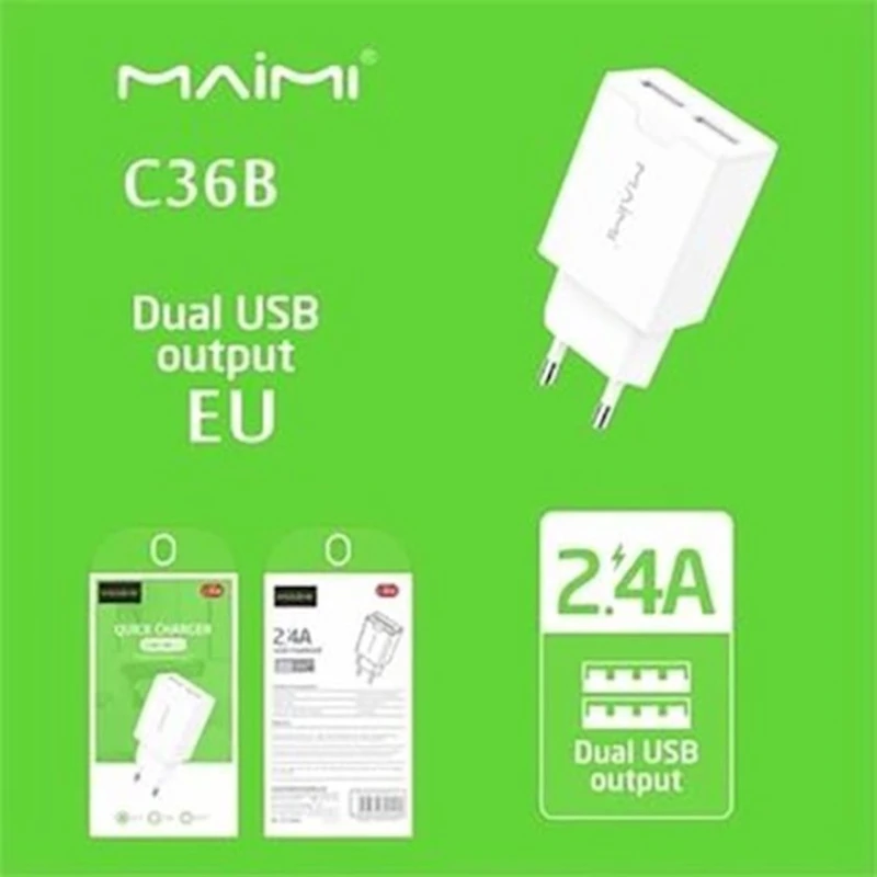 Сетевое зарядное устройство Maimi C36B, Белый