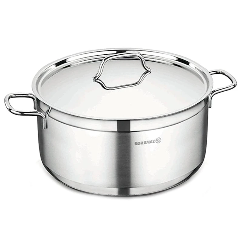 Кастрюля Korkmaz Alfa A1028, 28x14 см, 8.5 л, Серебристый Кастрюля Korkmaz Alfa A1028, 28x14 см, 8.5 л, Серебристый