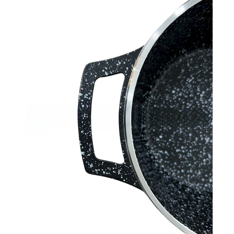 Наборы посуды для готовки Unique ZGH_00080, гранит, черный, 12 предметов