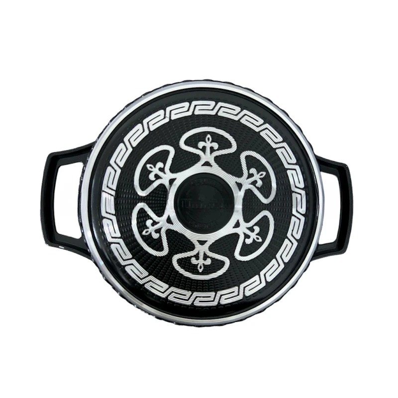 Наборы посуды для готовки Unique ZGH_00080, гранит, черный, 12 предметов