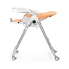 Стульчик для кормления Peg Perego Prima pappa peach, оранжевый